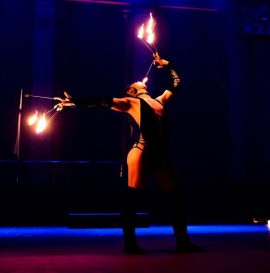 Lady Blaze children of fire New Years in NYC in the Illuminati Ball